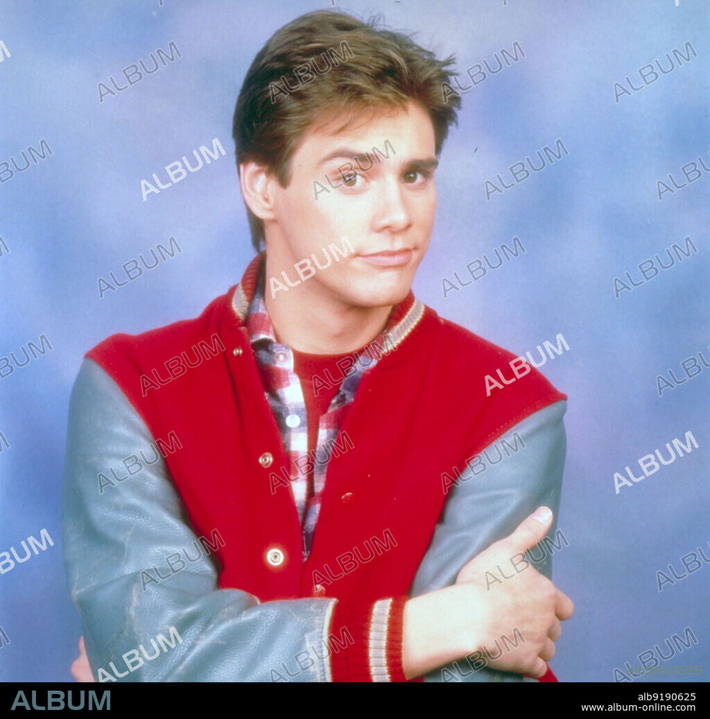 JIM CARREY en MORDISCOS PELIGROSOS, 1985 (ONCE BITTEN), dirigida por HOWARD STORM. Copyright SAMUEL GOLDWYN COMPANY.
