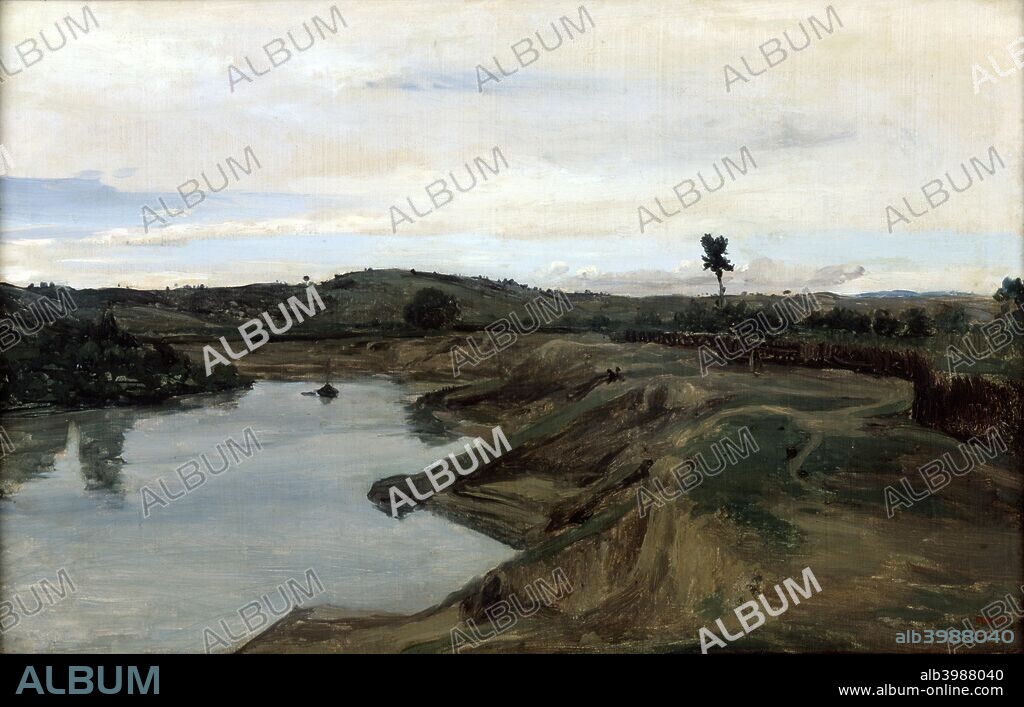 'Poussin's Walk, The Roman Campagna', 1826-1828. From the Musee du Louvre, Paris.