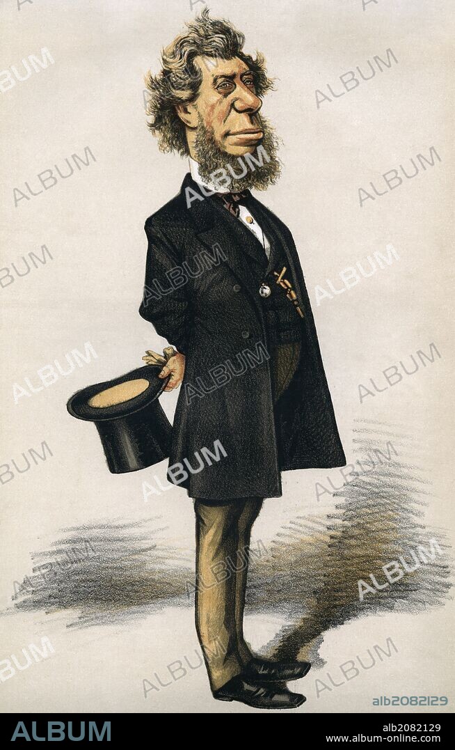 Hamilton Fish - 18 May 1872. Vanity Fair Cartoon. HF: American statesman, 3 August 1808 – 7 September 1893.