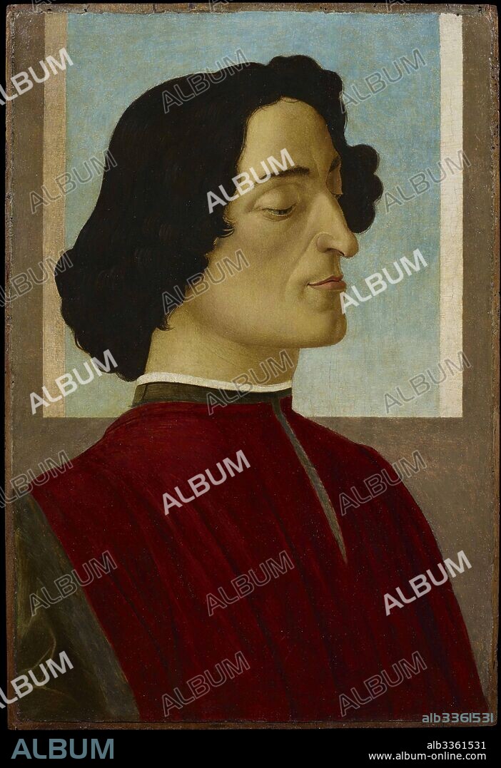 SANDRO BOTTICELLI. Portrait of Giuliano de' Medici (1453–1478).