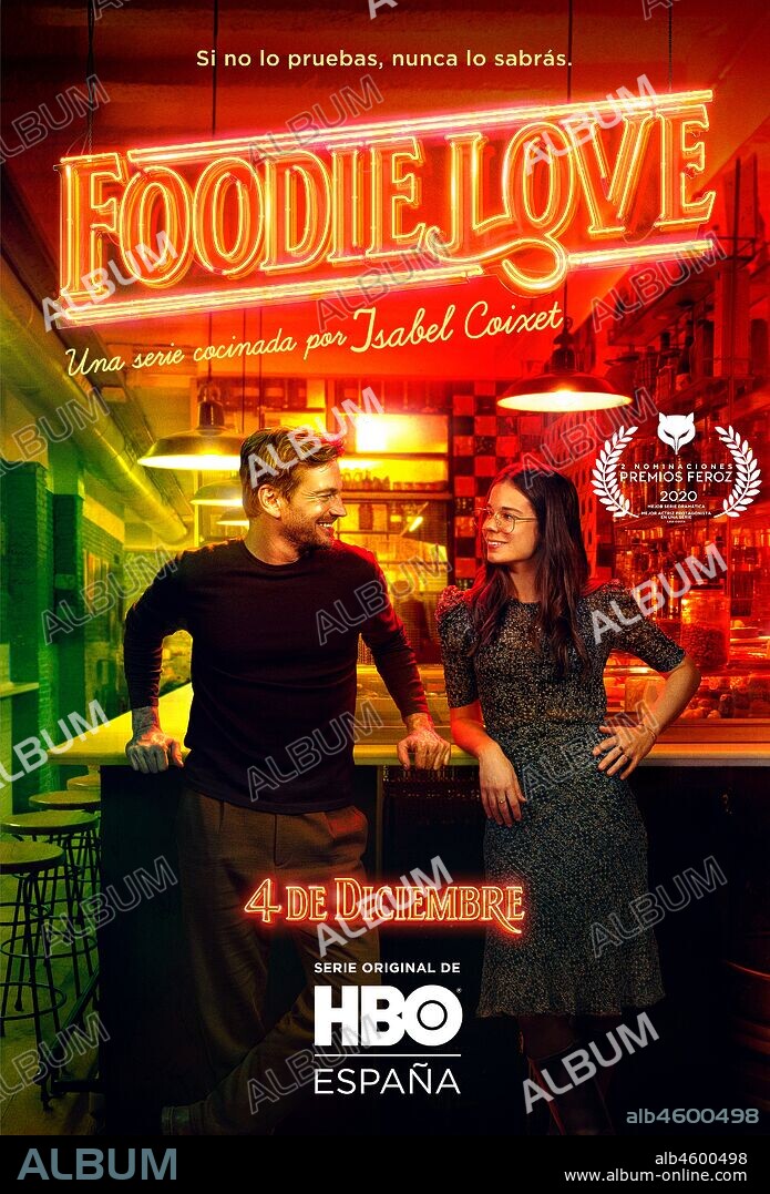 GUILLERMO PFENING y LAIA COSTA en FOODIE LOVE, dirigida por ISABEL COIXET. Copyright HBO España / Miss Wasabi.