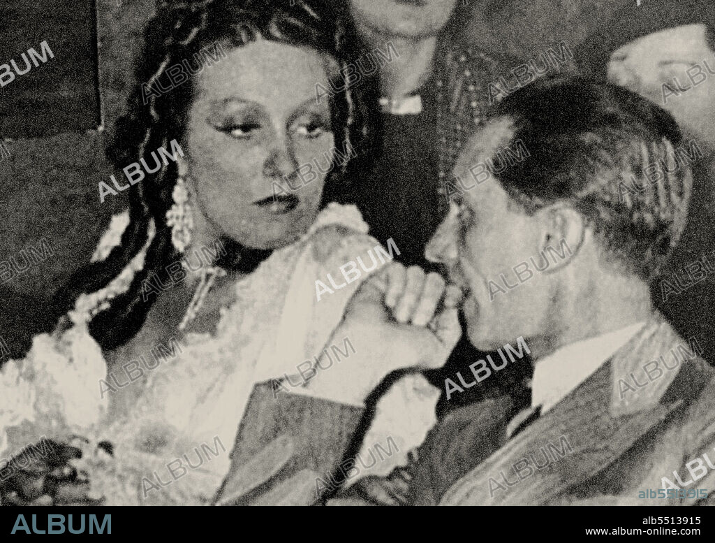 ANONYMOUS. Lída Baarová and Joseph Goebbels.