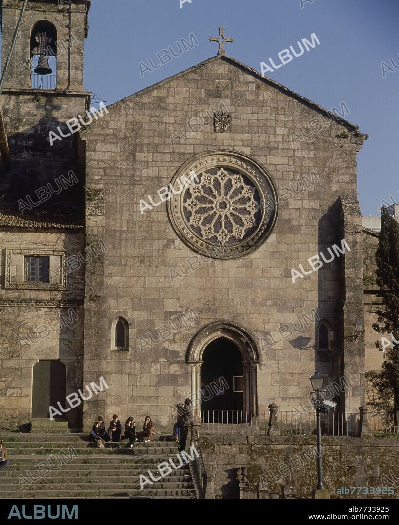 AUTOR LIBRE 01307. IGLESIA DEL CONVENTO DE SAN FRANCISCO - SIGLO XIV - GOTICO GALLEGO.
