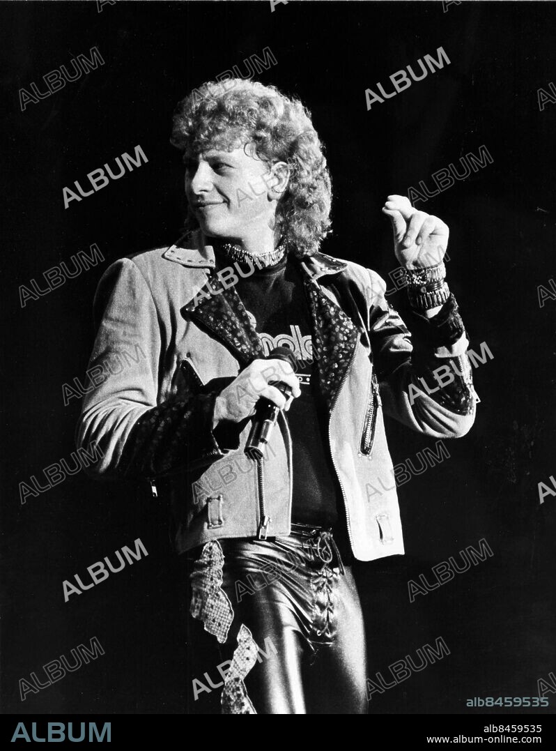 Göteborg 1988-03-30. Joe Williams - sångare i den amerikanska musikgruppen Toto som bildades i Los Angeles 1977 *** Local Caption *** GP Foto: Roger Granat. KAMERAREPORTAGE.