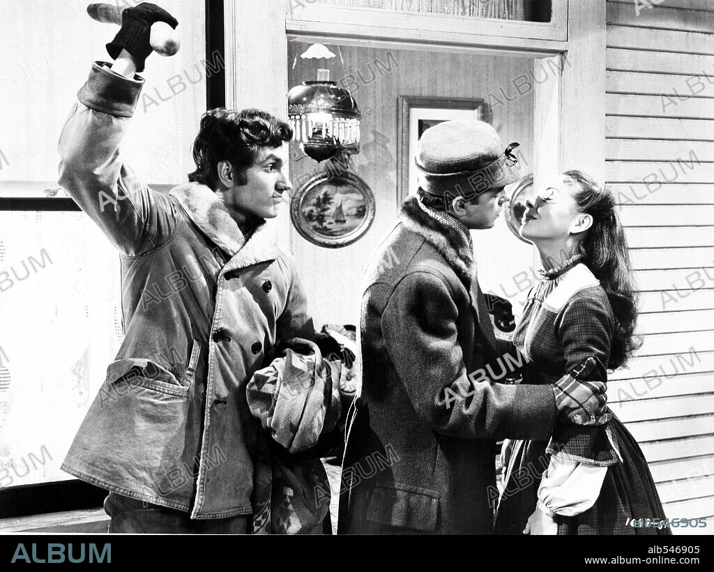 BETTY CARR and TOMMY RALL in SEVEN BRIDES FOR SEVEN BROTHERS, 1954, directed by STANLEY DONEN. Copyright M.G.M.