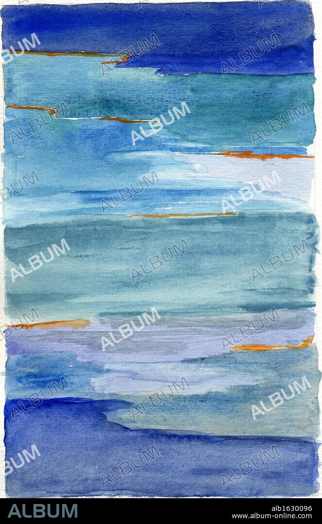 Waterway April 2005 Cynthia Hayward (b.20th C American) Gouache.
