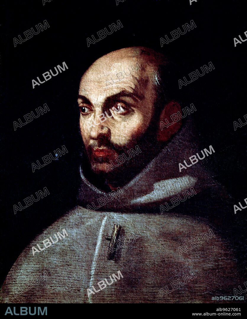 Juan de Yepes Álvarez, called San Juan de la Cruz (1542-1591), Spanish Carmelite religious  and writer, XVIII century Painting.