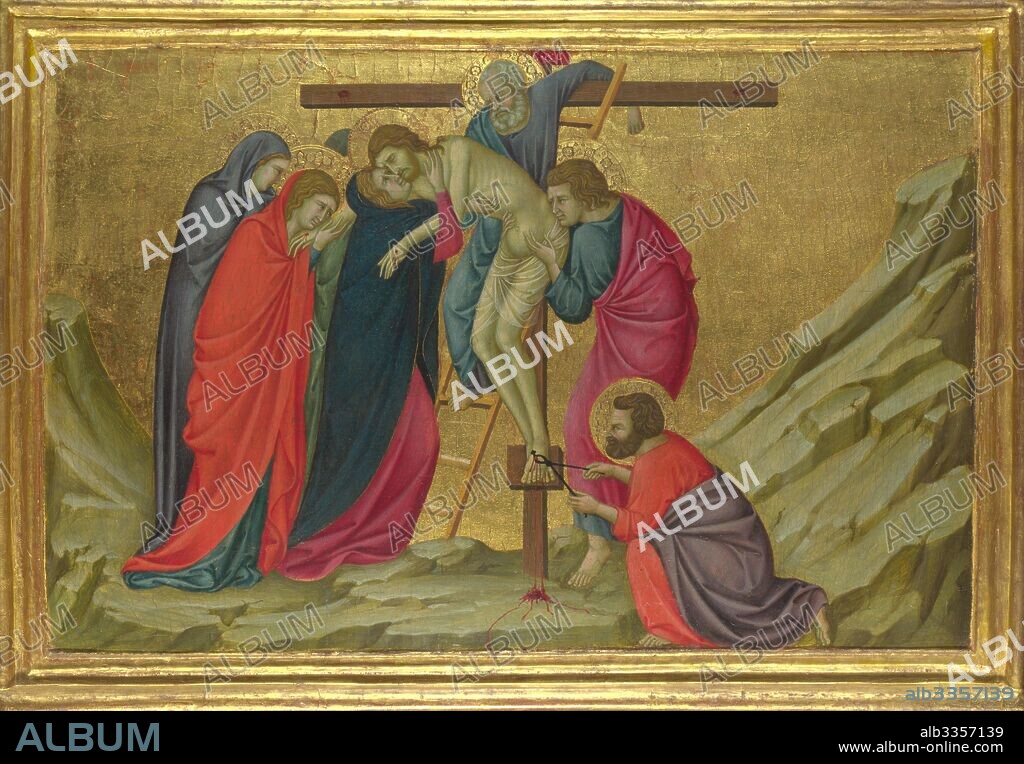 UGOLINO DI NERIO. The Deposition (From the Basilica of Santa Croce, Florence).