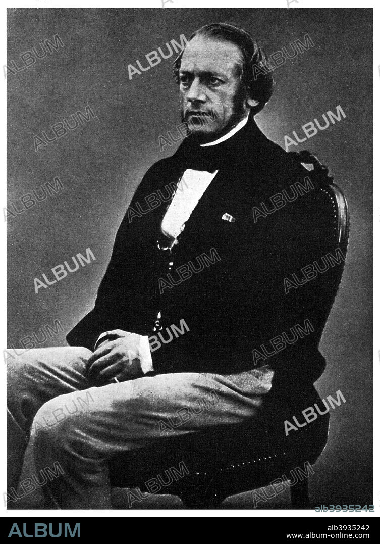 Richard Wagner, German composer, 19th century (1956). A print from People, a volume about the origin and early history of many things, common and less common, essential and inessential, by Readers Union, the Grosvenor Press, London, 1956.
