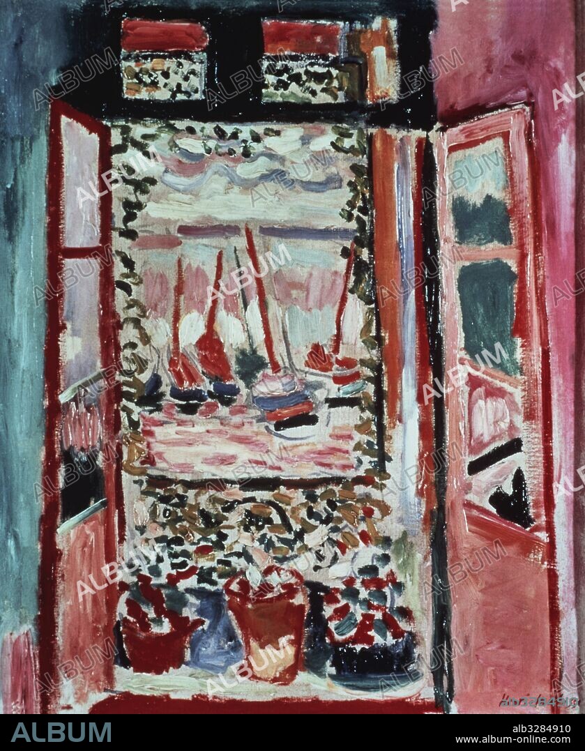 HENRI MATISSE. La ventana, 1905. Colección particular, New York.
