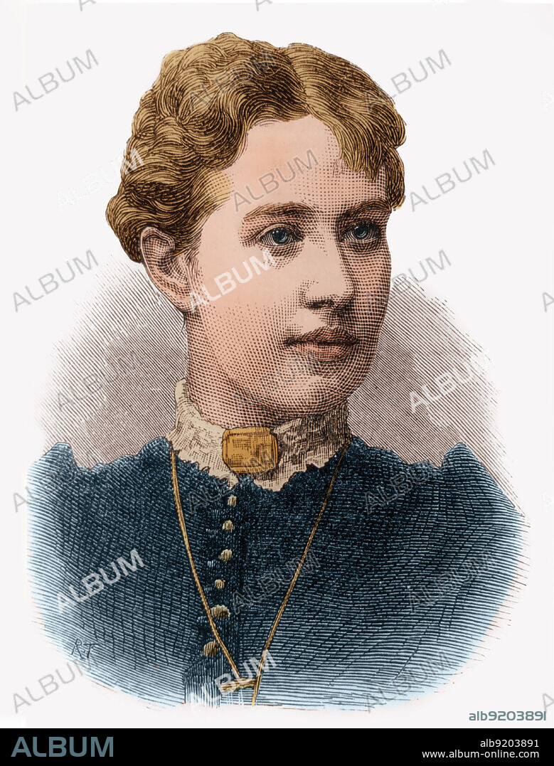 Sofia Vasilyevna Kovalevskaya (1850-1891) was a Russian mathematician, the first woman in Europe to earn a doctorate degree in mathematics. In 1888 she won the Prix Bordin of the French Academy of Science for her groundbreaking paper On the Rotation of a Solid Body about a Fixed Point. In 1889 she was appointed Professor Ordinarius at Stockholm University, another groundbreaking position for a woman. Engraving from The Illustrated London News, 1884. Colorized.