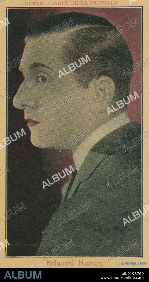 Edward Everett Horton (1886-1970), actor de cine estadounidense.