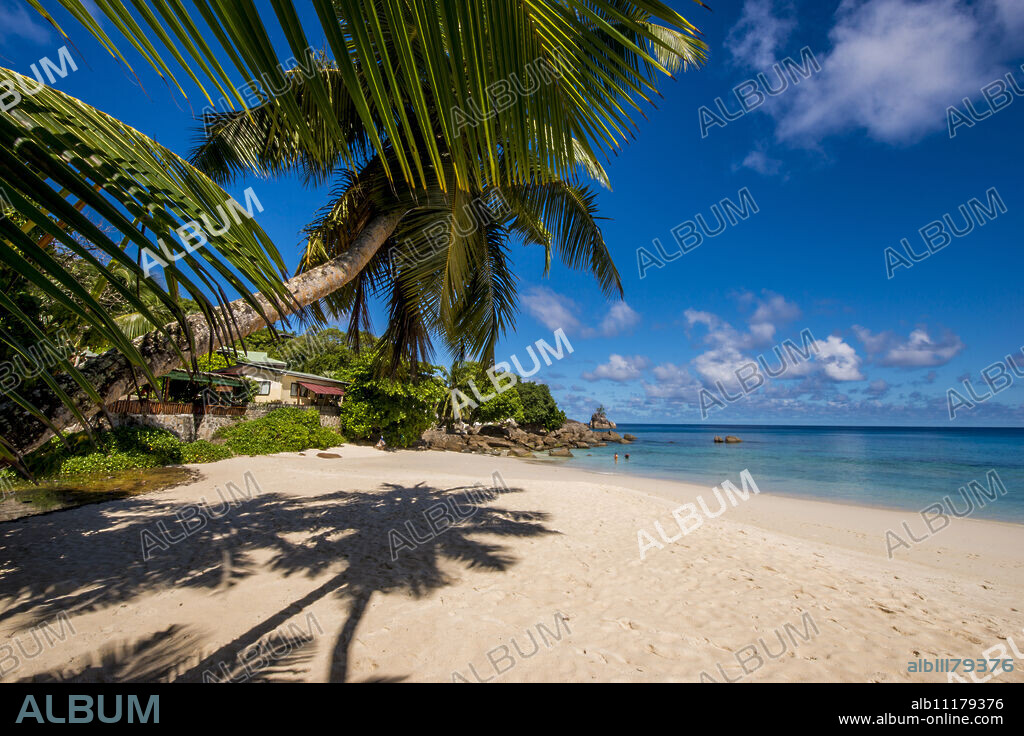 Anse Soleil beach, Mahe, Republic of Seychelles, Indian Ocean, Africa.