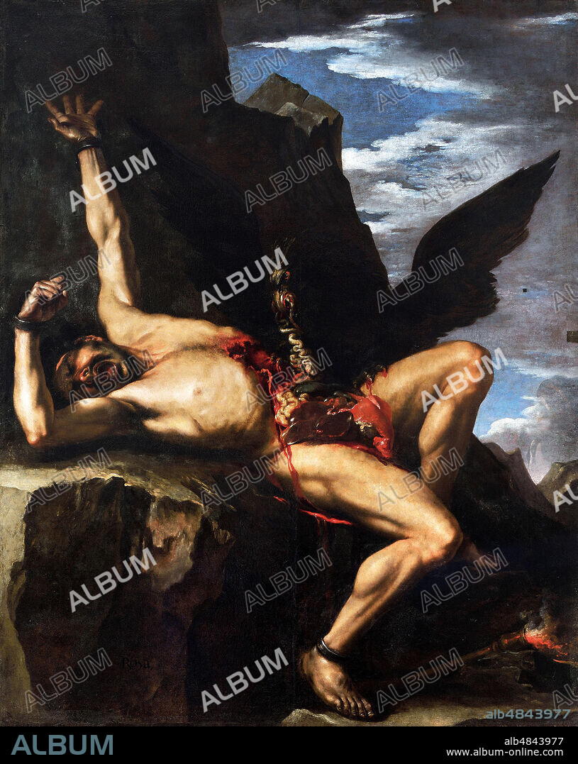 SALVATORE ROSA. The Torture of Prometheus.