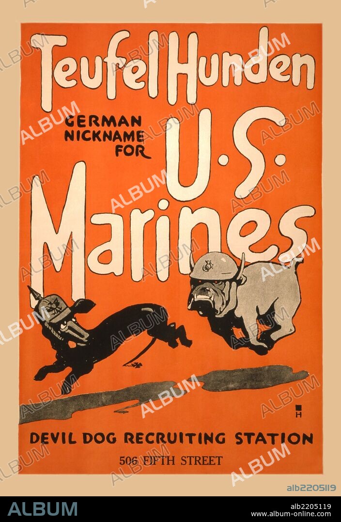 Teufel Hunden German Nickname for U S Marines.