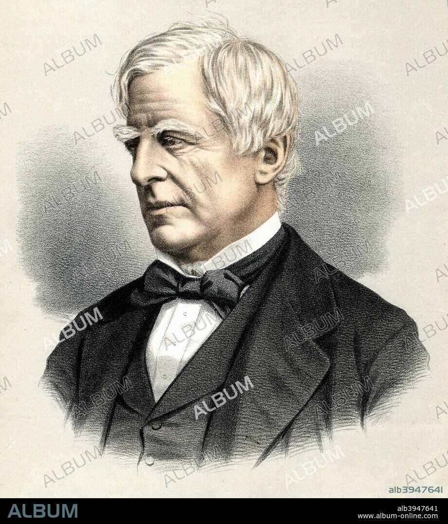 Robert Lowe MP, mid-late 19th century. First elected to Parliament as the Liberal MP for Kidderminster in 1852, Lowe (1811-1892) served as Chancellor of the Exchequer and then Home Secretary in the Gladstone administration of 1868-1874. When the Liberals returned to power in 1880 he was raised to the Lords as Viscount Sherbrooke, but by then suffering from failing eyesight, rarely intervened in debates.
