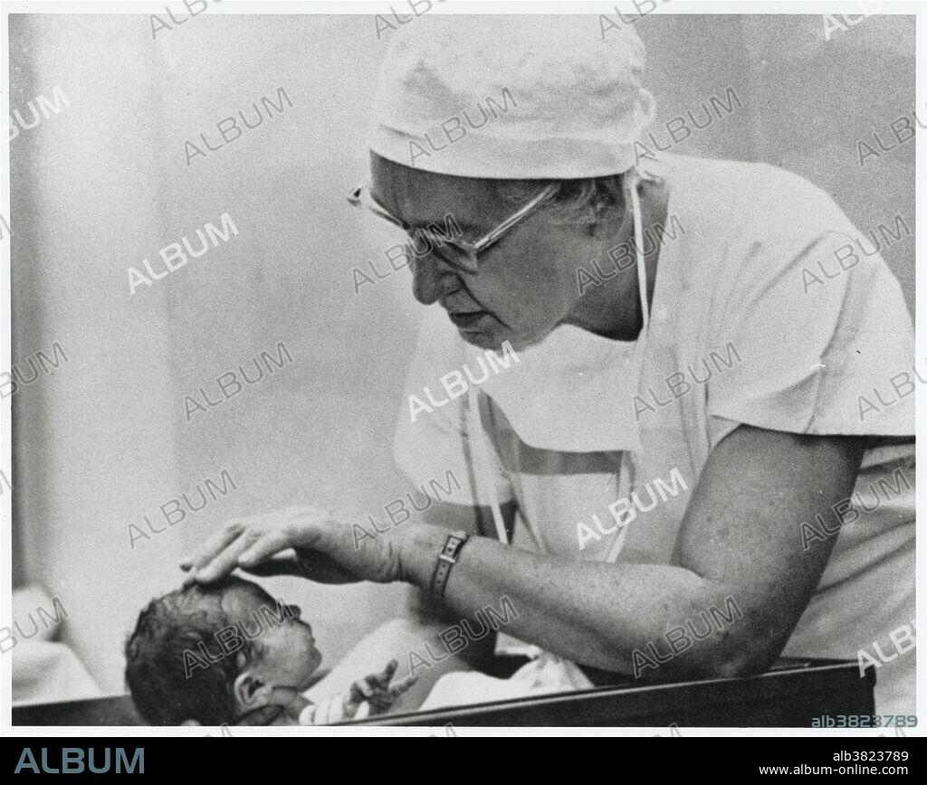 Virginia Apgar (June 7, 1909 - August 7, 1974) was an American pediatric anesthesiologist. She was a leader in the fields of anesthesiology and teratology, and effectively founded the field of neonatology. In 1949, Apgar became the first woman to become a full professor at Columbia University College of Physicians and Surgeons (CUCPS) while she also did clinical and research work at the affiliated Sloane Hospital for Women. In 1959, she earned a Master of Public Health degree from the Johns Hopkins School of Hygiene and Public Health. In 1953, she introduced the first test, called the Apgar score, to assess the health of newborn babies. The Apgar test is typically administered one minute to five minutes after birth. During the rubella pandemic of 1964-65, Apgar became an outspoken advocate for universal vaccination to prevent mother-to-child transmission of rubella. From 1959 until her death in 1974, Apgar worked for the March of Dimes Foundation, serving as vice president for Medical Affairs and directing its research program to prevent and treat birth defects. While Apgar was frequently the first or only woman in a department to serve in a position or win an accolade, she avoided the organized women's movement, proclaiming that "women are liberated from the time they leave the womb". She never married, and died in 1974 at the age of 65.