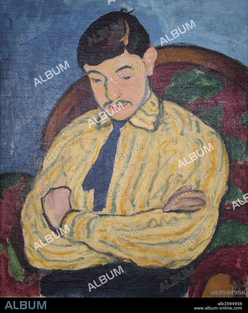 SáNDOR ZIFFER. Portrait of Lajos Tihanyi (1885-1938).