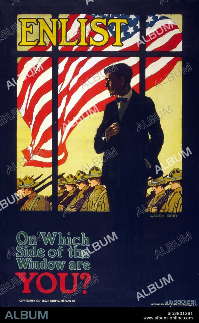 WWI, American Recruitment Poster, 1917
