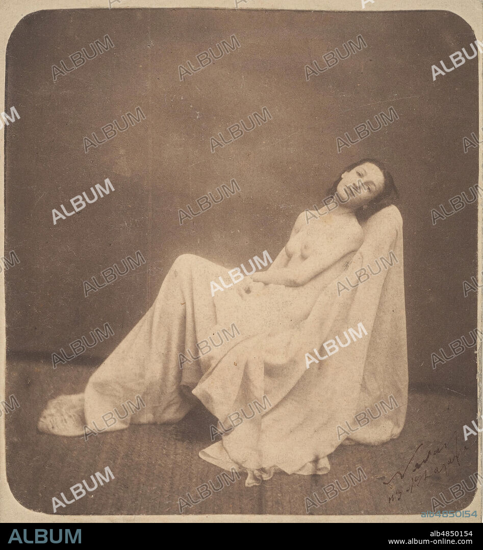 NADAR. [Seated Model, Partially Draped], 1856-59.