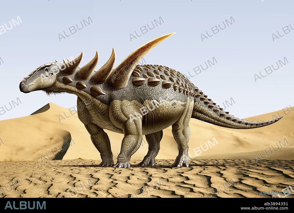 Sauropelta, a nodosaurid dinosaur that existed in the Early Cretaceous Period.
