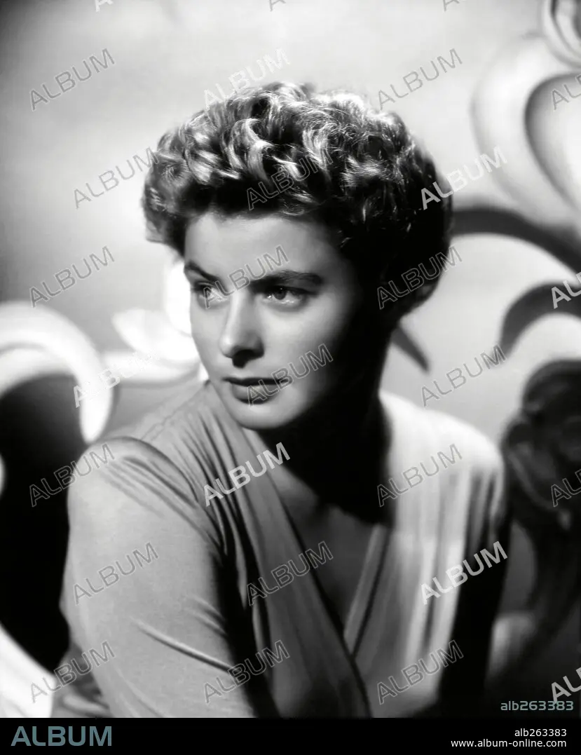 INGRID BERGMAN 写真集 ノーベル書房 Original portrait photograph of Ingrid Bergman for For Whom