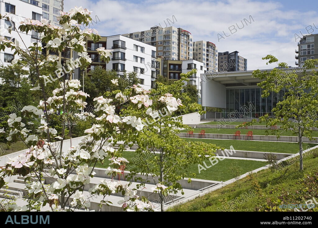 PACCAR Pavilion, Olympic Sculpture Park, Seattle, Washington State, United States of America, North America.