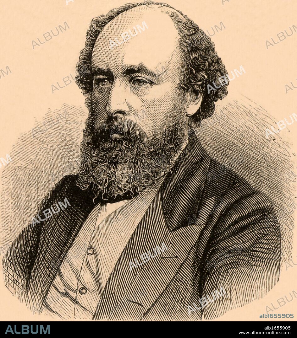 Joseph Beete Jukes (1811-1869) British geologist and favourite pupil of Adam Sedgwick.   From "Life of Sir Roderick I. Murchison" by Archibald Geikie (London, 1875). Engraving.   (Photo by: Universal History Archive/UIG via Getty Images).