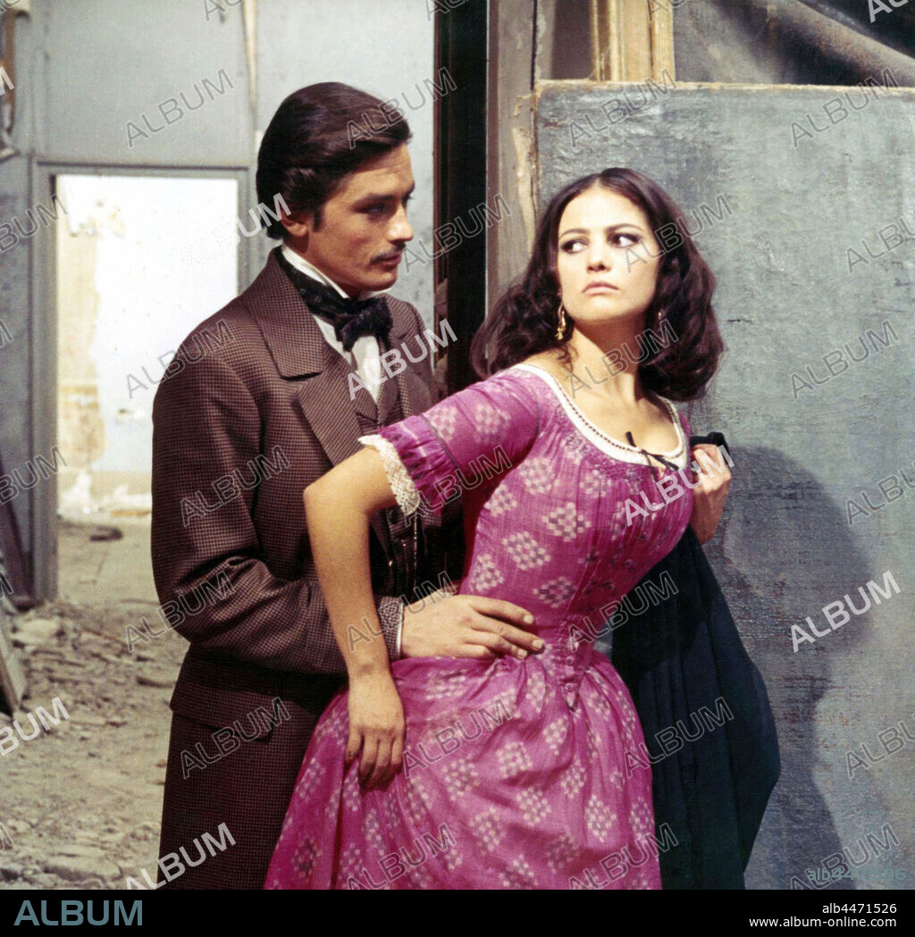 ALAIN DELON and CLAUDIA CARDINALE in THE LEOPARD, 1963 (IL GATTOPARDO), directed by LUCHINO VISCONTI. Copyright TITANUS.