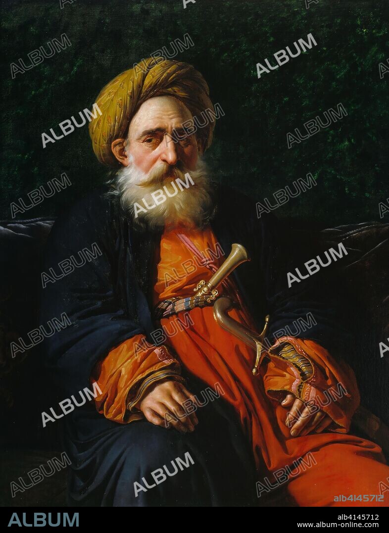 Portrait of the Katchef Dahouth, Christian Mameluke. Anne-Louis Girodet de Roussy-Trioson; French, 1767-1824. Date: 1804. Dimensions: 57 × 44 1/2 in. (144.7 × 133 cm). Oil on canvas. Origin: France.