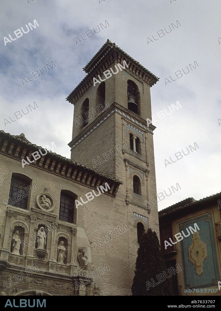 DIEGO DE SILOE. TORRE DE LA IGLESIA DE SAN GIL Y SANTA ANA - SIGLO XVI.