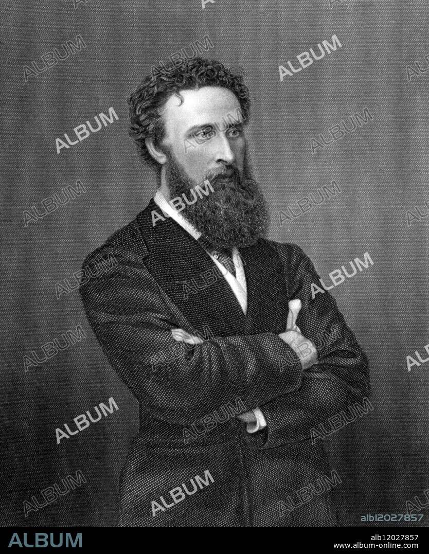 Lord Lytton. Engraved by E Stodart from a photo by Alex Bassano.