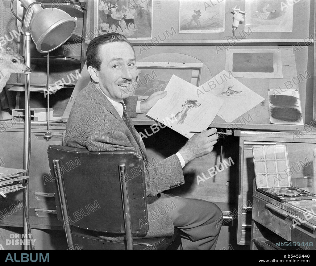 WALT DISNEY en BAMBI, 1942, dirigida por DAVID HAND. Copyright DISNEY.