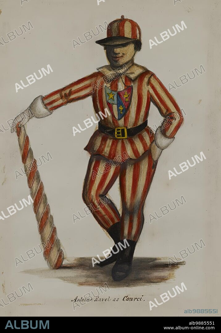 ALFRED JACOB MILLER. Antoine Ravel as Courci, 1855-1859.