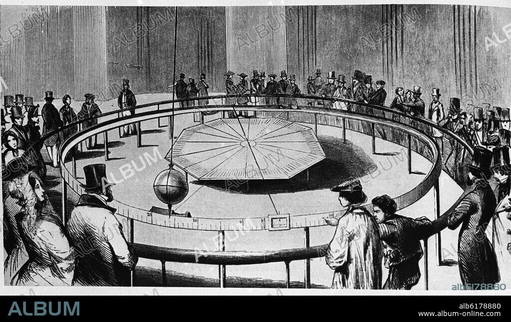 FOUCAULT LEON. PENDULO DE FOUCAULT - USADO PARA MEDIR LA VELOCIDAD DE LA LUZ.