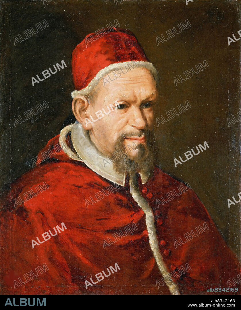 JUAN DE PAREJA. Portrait of Pope Innocent X (1574-1655).