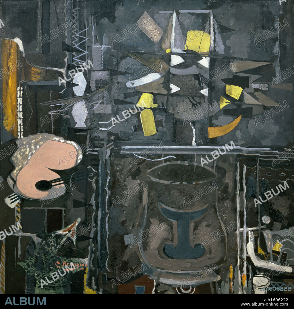 The Studio IXL by Georges Braque, circa 1920-1935, 1882-1963, France, Paris, Musee National d'Art de Moderne.