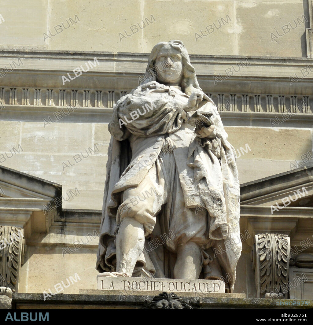 Francois VI, duc de la Rochefoucauld (1613-1680) was a noted French author of maxims and memoirs. Dated 17th Dynasty.