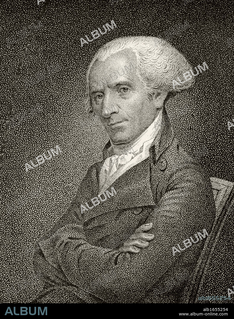 Elbridge Gerry 1744 to 1814 American statesman and Founding Father A signatory of Declaration of Independence 19th century engraving by J.B. Longacre from a drawing by Vanderlyn.