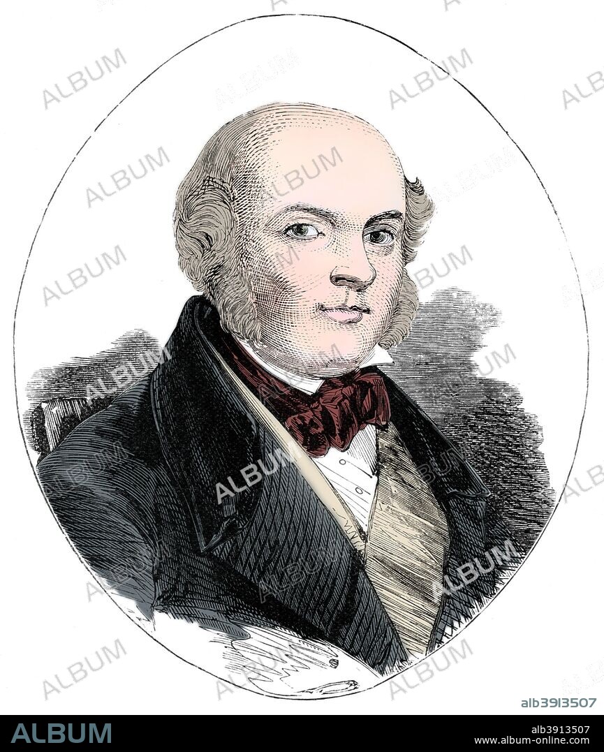 James Bruce, Lord Elgin, (1811-1863), 19th century. British colonial administrator and diplomat. Illustration from The life and times of Queen Victoria, by Robert Wilson, (1900). (Colorised black and white print).