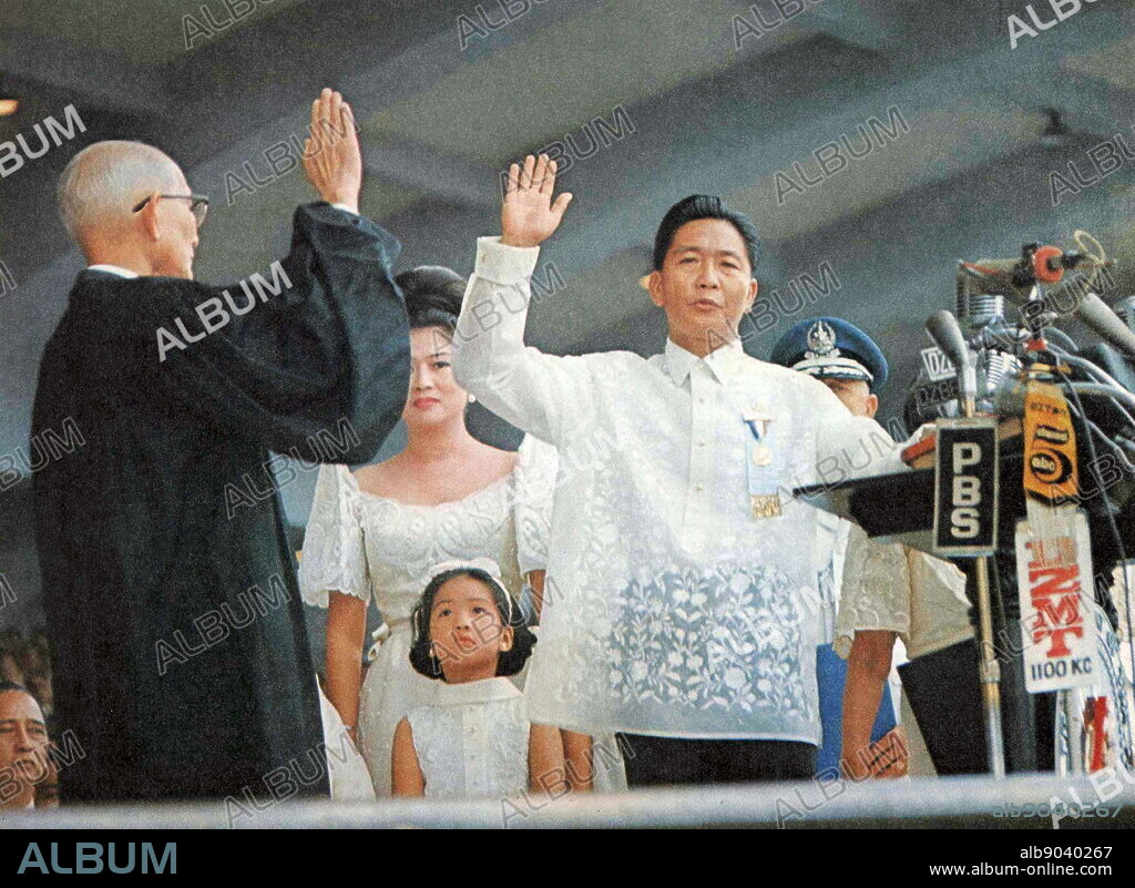 Ferdinand Marcos (1917 - 1989) Filipino politician; president of the Philippines from 1965 to 1986, He ruled as a dictator under martial law from 1972 until 1981 and kept most of his martial law powers until he was deposed in 1986.