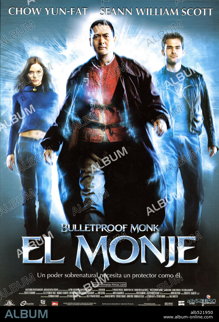 Poster de EL MONJE, 2003 (BULLETPROOF MONK), dirigida por PAUL HUNTER. Copyright METRO GOLDWYN MAYER.