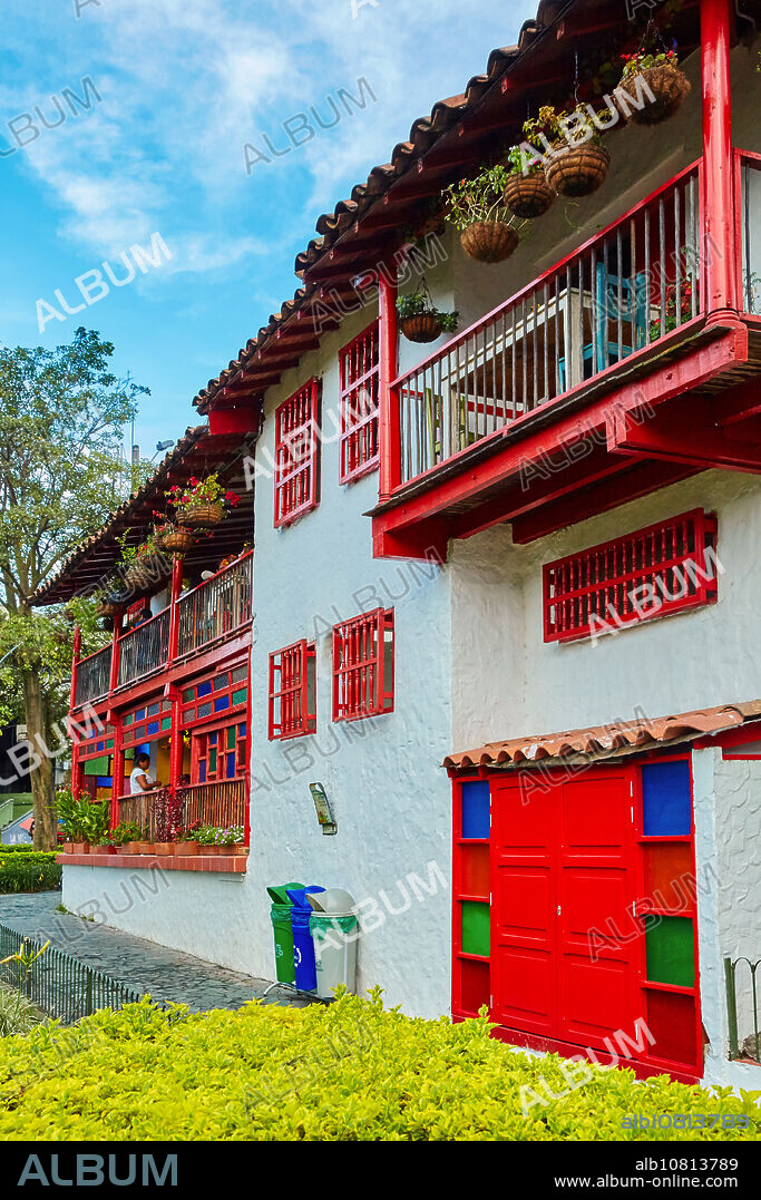 Pueblito Paisa, Cerro Nutibara, Medellin, Antioquia, Colombia, South America.