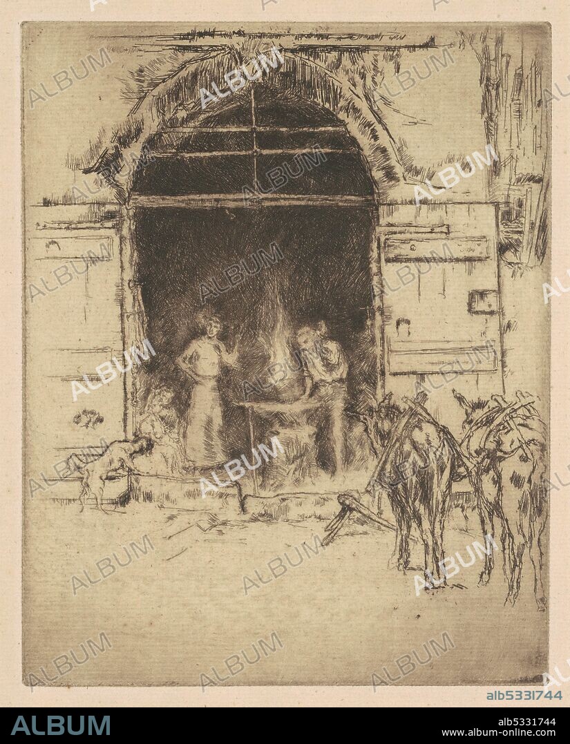Flaming Forge, 1901.