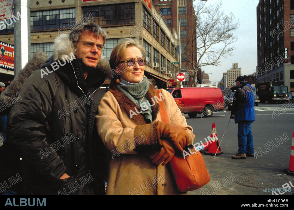MERYL STREEP y STEPHEN DALDRY en LAS HORAS, 2002 (THE HOURS), dirigida por STEPHEN DALDRY. Copyright PARAMOUNT PICTURES.