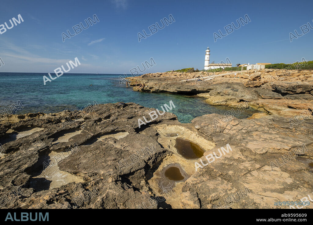 Faro de Cabo de las Salinas, Santanyí Mallorca, balearic islands, Spain.