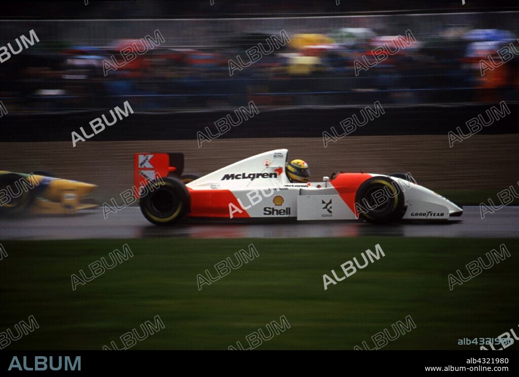 McLaren MP4-8, Ayrton Senna 1993 European Grand Prix at Donington.