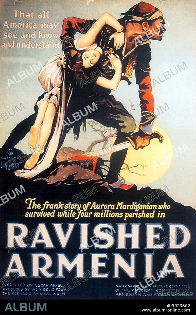 Ravished Armenia, full title Ravished Armenia; the Story of Aurora Mardiganian, the Christian Girl, Who Survived the Great Massacres is a book written in 1918 by Arshaluys (Aurora) Mardiganian about her experiences in the Armenian Genocide. A Hollywood film based on it was filmed in 1919 under the title Auction of Souls (which also became to be known as Ravished Armenia, based on the book it was adapted from). All known complete copies of the film have since been lost, but Mardiganian's account is still in print.