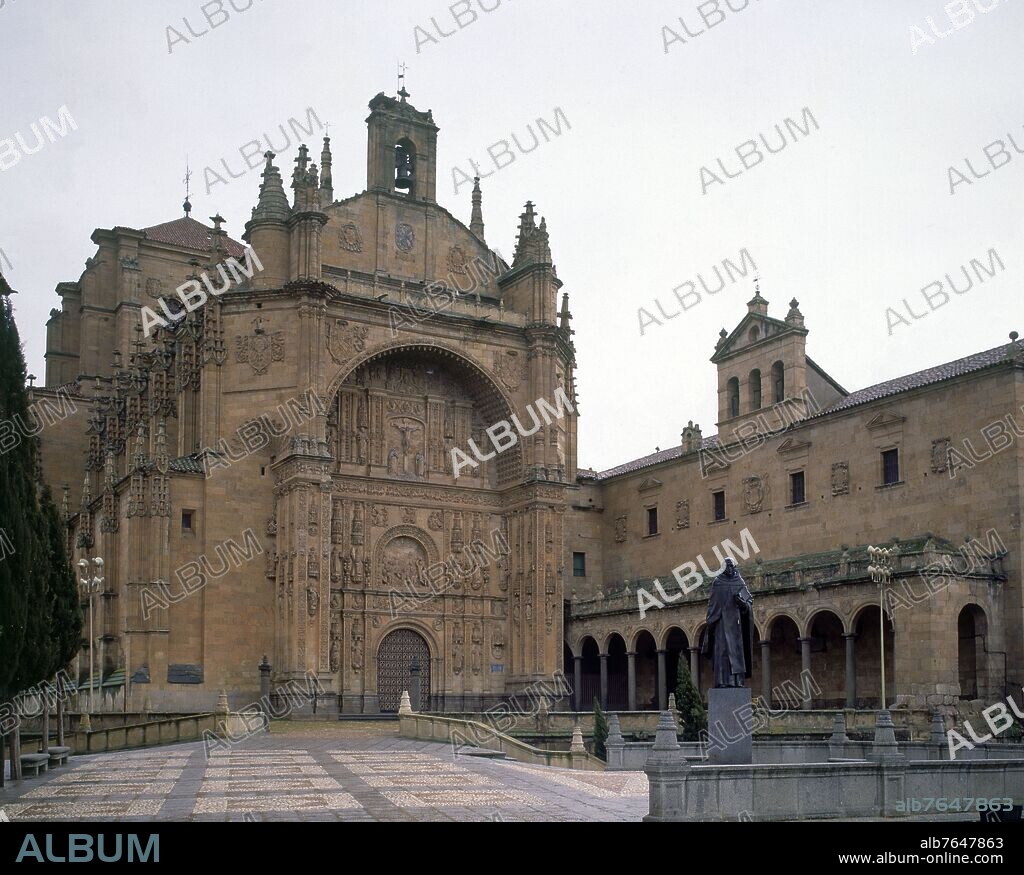 JUAN DE ALAVA. IGLESIA DEL CONVENTO DE SAN ESTEBAN - SIGLO XVI - ESTILO PLATERESCO.