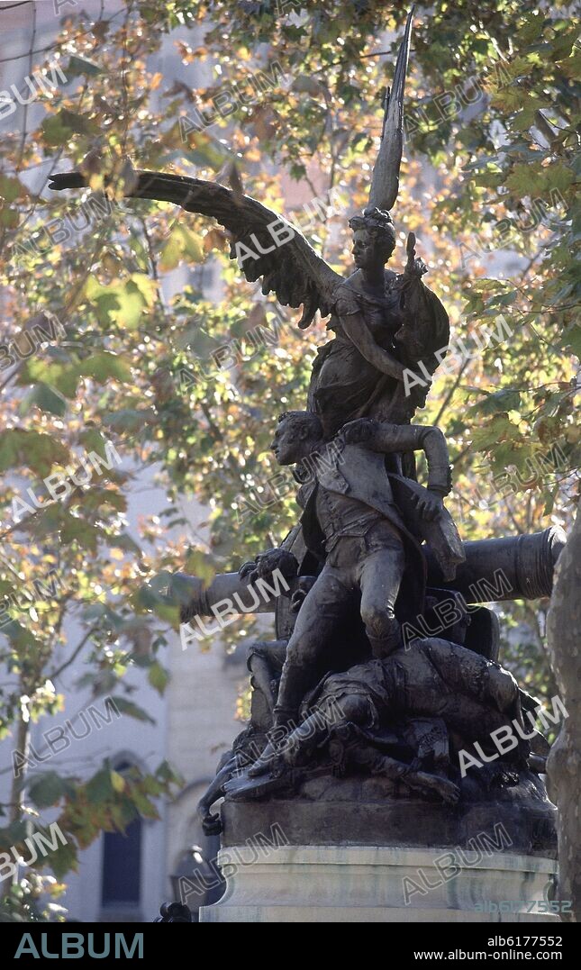 ANICETO MARINAS. MONUMENTO CONMEMORATIVO "AL PUEBLO DEL DOS DE MAYO DE 1808" - 1891.